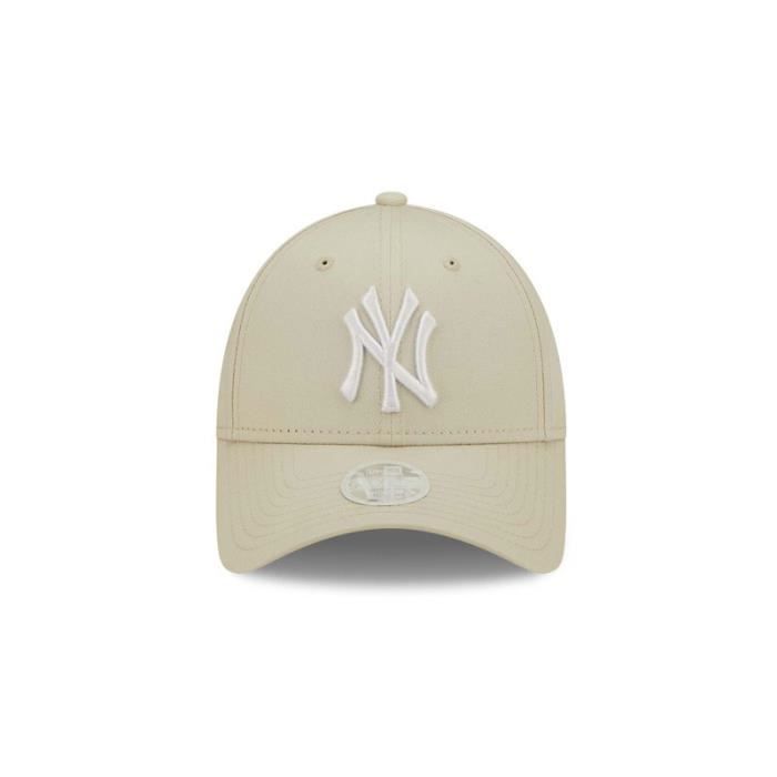 Casquette - NEW ERA - LEAGUE ESS 9FORTY NEYYAN - Beige - Couronne Structurée - Visière Incurvée
