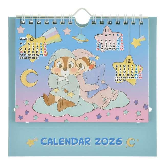 Disney Chip Dale Pop-Up Schreibtischkalender Kostüm 2026 Japan NEU Disney Store