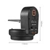 Motorized Pan Tilt Head 2 Axis Panoramic Head Electric PTZ Ball Head 1kg 2.2lbs Load Capacity 7 Levels Adjustable Speed