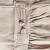 Shop   Women Collar Neck Loose Fit Linen Vacation Long Dress Won Wdr Wf5e8d3