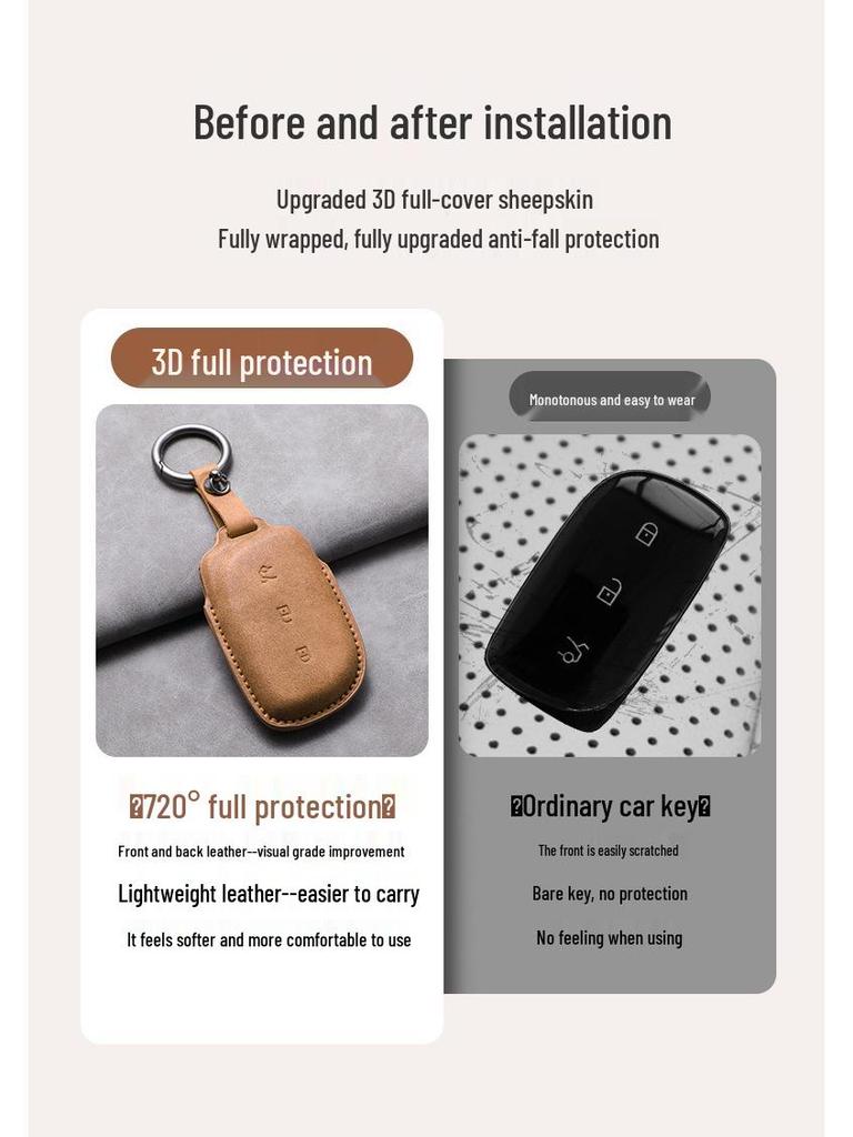 Lynk & Co Z20 Key Case Ultra Shell: High-End Car Bag and Buckle Decoration