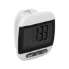 Elderly Step Counter LCD Display Clear Screen Accurate Walking Pedometer with ClipBlack