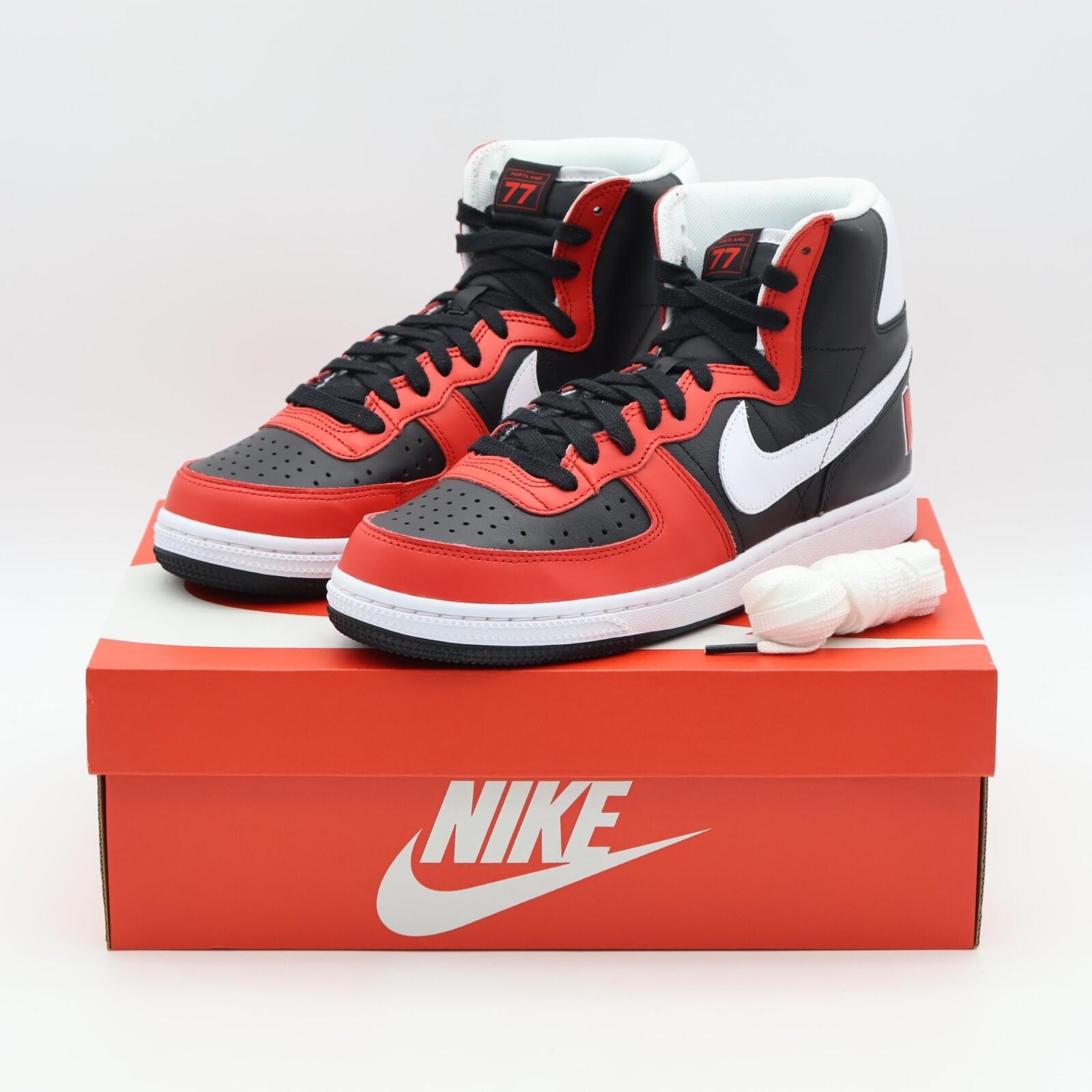 FN4442-001 Nike Terminator High Black University Red Portland White (Men s) 8.5