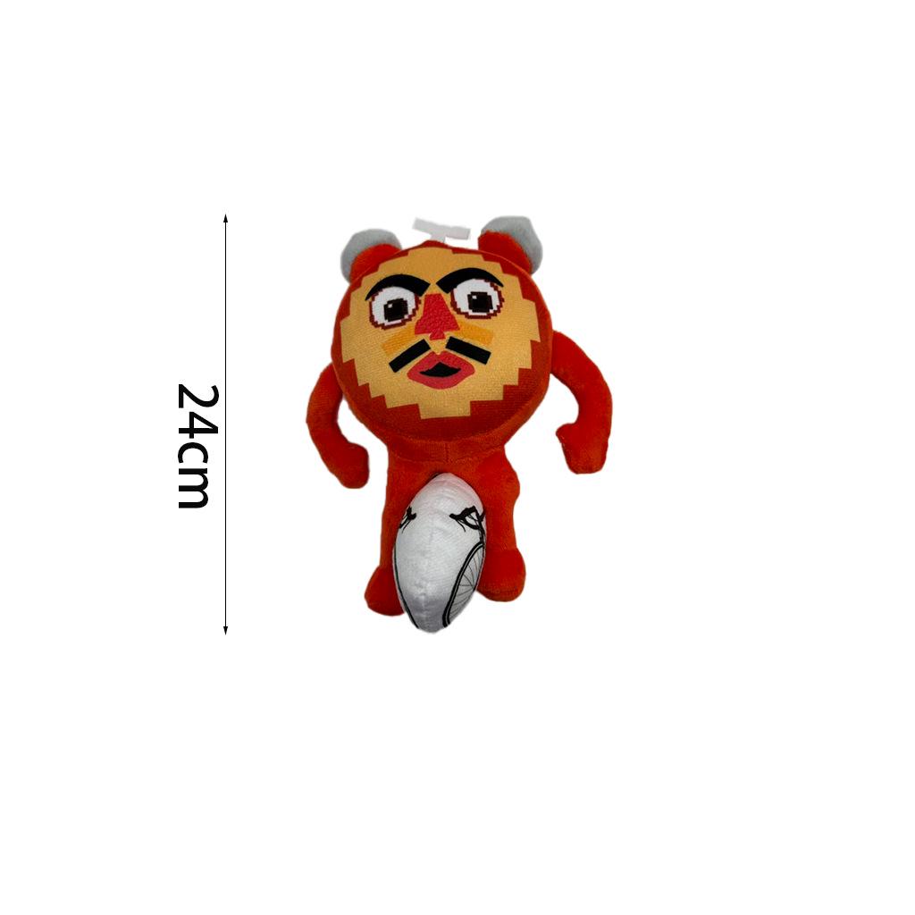 New Brainrot Roblox Cute Plush Toy Figure Doll 24 cm