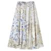 Bohemian Print Chiffon A-Line Skirt
