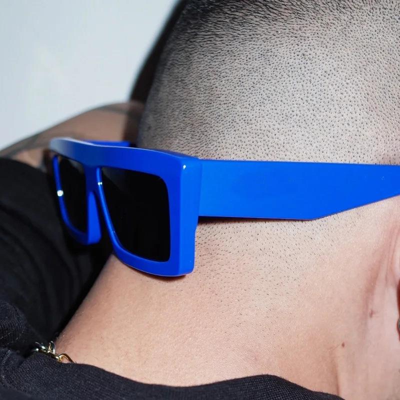 Box Sunglasses Hip Hop Men'S And Women'S Sunglasses Trend Street Shot Personality