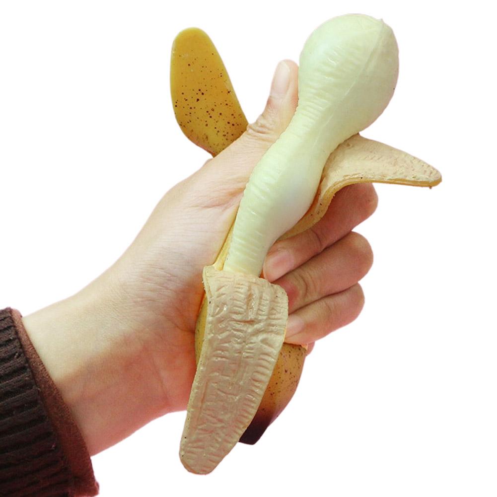 Anti-stress toy-Peeled banana, soft bounce