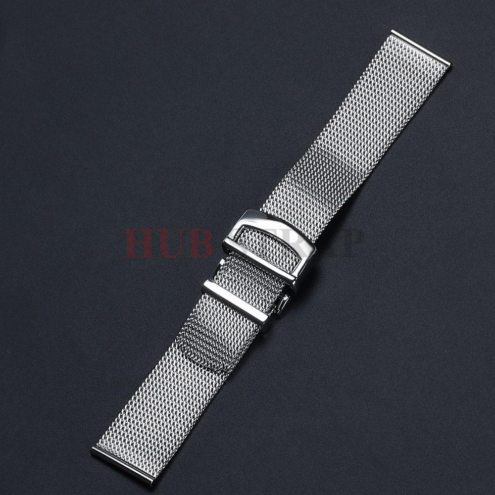 Milanese Mesh Stainless Steel Watchband Bracelet 20 22mm for IWC Pilot's Portuguese PORTOFINO Replacement Strap Watch Accessory