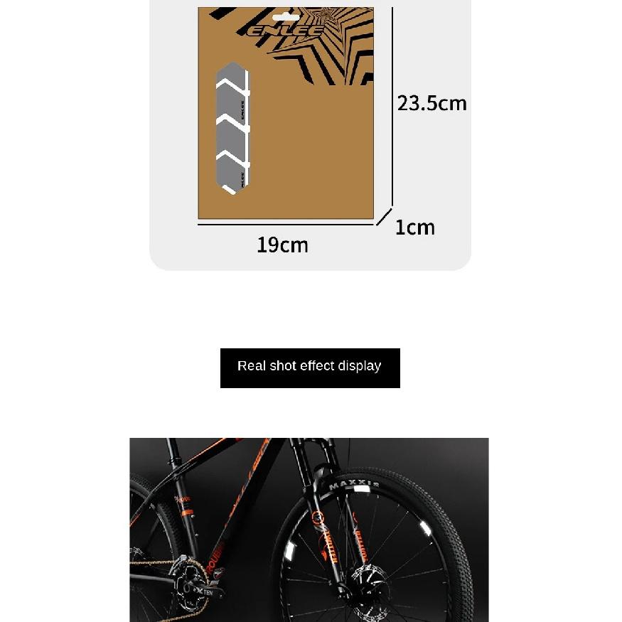 ENLEE 12pcs New Arrived Lightweight MTB Bicycle Wheel Rim Reflective Stickers Bike Rim Safety Reflector