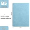 A5 Sheepskin Leather Notebook - Retro Soft Business Diary Planner with Custom Logo