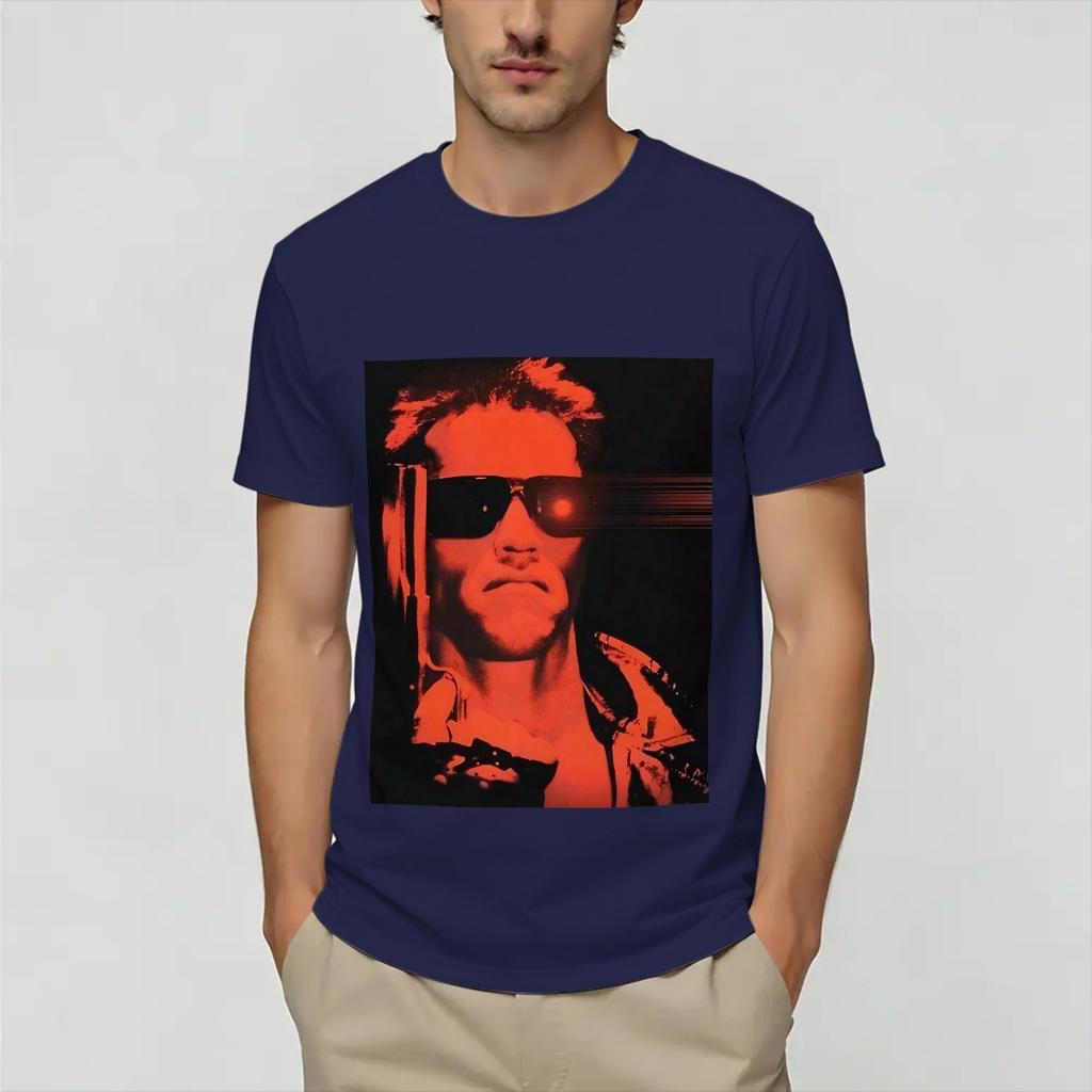 Terminator 80s T Shirt Unisex 100 Cotton Humor TShirt Round Collar Tee Shirt Short Sleeve Tops Summer
