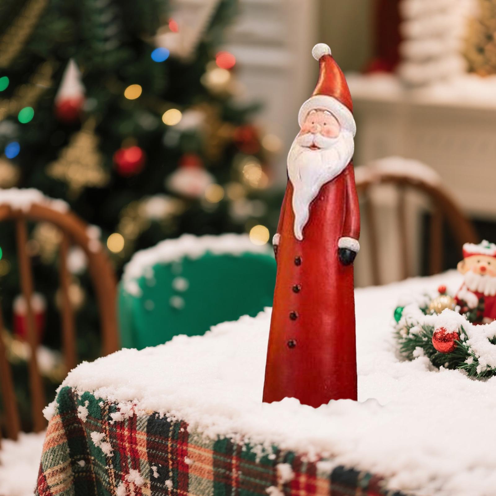 Christmas Decorations Santa Snowman Figurines Santa Snowman Figurines Santa Snowman Figurines Clarinet Ornament Fast Shipping One Size красный