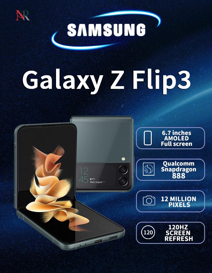 Samsung Galaxy Z Flip 3 SM-F711N Korean Version: Foldable Design, Supports Global Languages Brand New