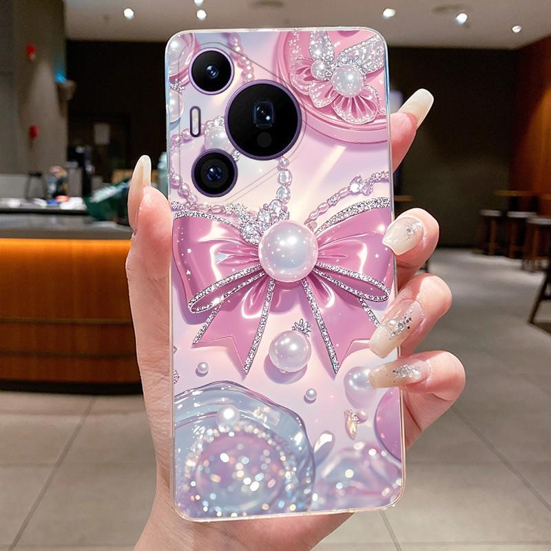 

Чохол для телефону Huawei Pura 70 Pro+ 70pro Метелик Захисний корпус Huawei Pura 70 Pro Plus Прозорий м який силіконовий TPU чохол Huawei Pura 70