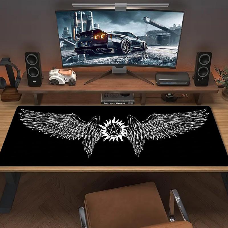 Damon Salvatore Large Size Mouse Pad Large Gaming Table Cushion Non-slip Laptop Tablet Big Mousepad XXL Mat Mini PC Playmat With Lock edge