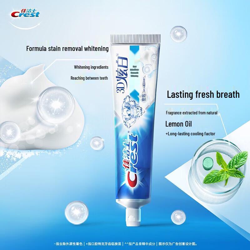 Crest 3D White Dual-Action Toothpaste
