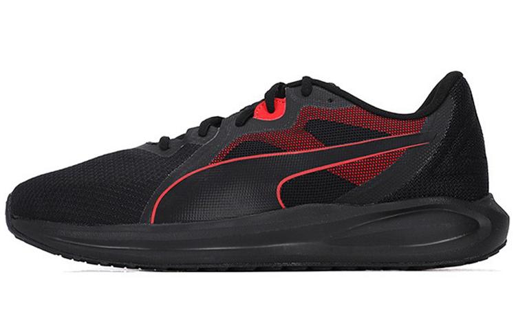 Puma Twitch Runner Black High Risk Red 36