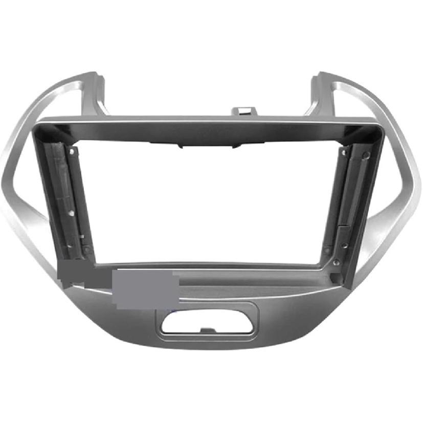 Radio Frame 9 Inch Car Multimedia Radio Frame Fit for Ford FIGO Aspire Freestyle 2019-2022 2din Center Control Dashboard Mounting Bracket Frame 2