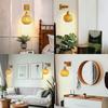 Wall Lights with E27 Base Type Bamboo Rattan Wicker Design Chandeliers Apply for Home Living Room Decorative Wall Lamps Fixtures