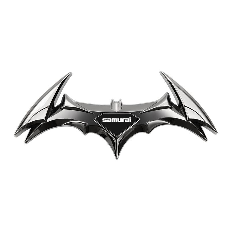 3D Car Stickers Universal Metal Stickers, Bat Shape Badge Car Stickers for Suzuki Samurai