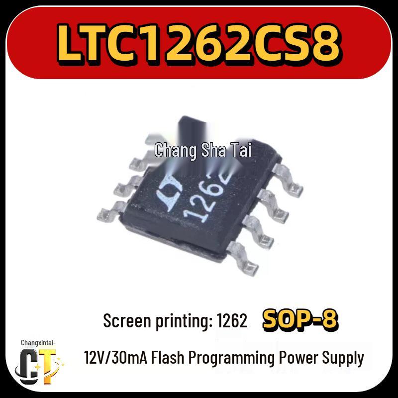 

Brand New Original LTC1262CS8 DC-DC Converter Chip, Silk Screened 1262, SOP-8 Package. Inquire for price and stock