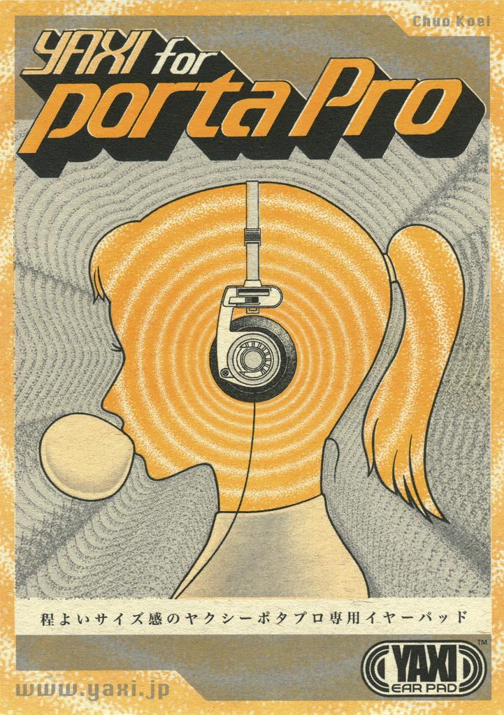 Sada plakátů s 5 páry náušníků YAXI pro PORTAPRO (černá+červená+modrá+oranžová+žlutá)+A3