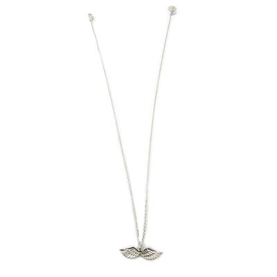 [P5819] - Handmade Necklace 'Les Ailes d'Ange' Silver - 30x10 Mm