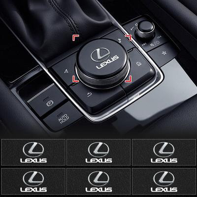 Car Random Post Sticker Steering Wheel Decal Interior Decoration For IS250 Ct200h LS430 LX570 NX300h IS300h RX330 ES300h UX250h
