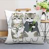 cushion cover m-Mofusand soft Comfortable Pillow Case Cute for Cartoon Sofa Living Room Home office Decor Protective Covers