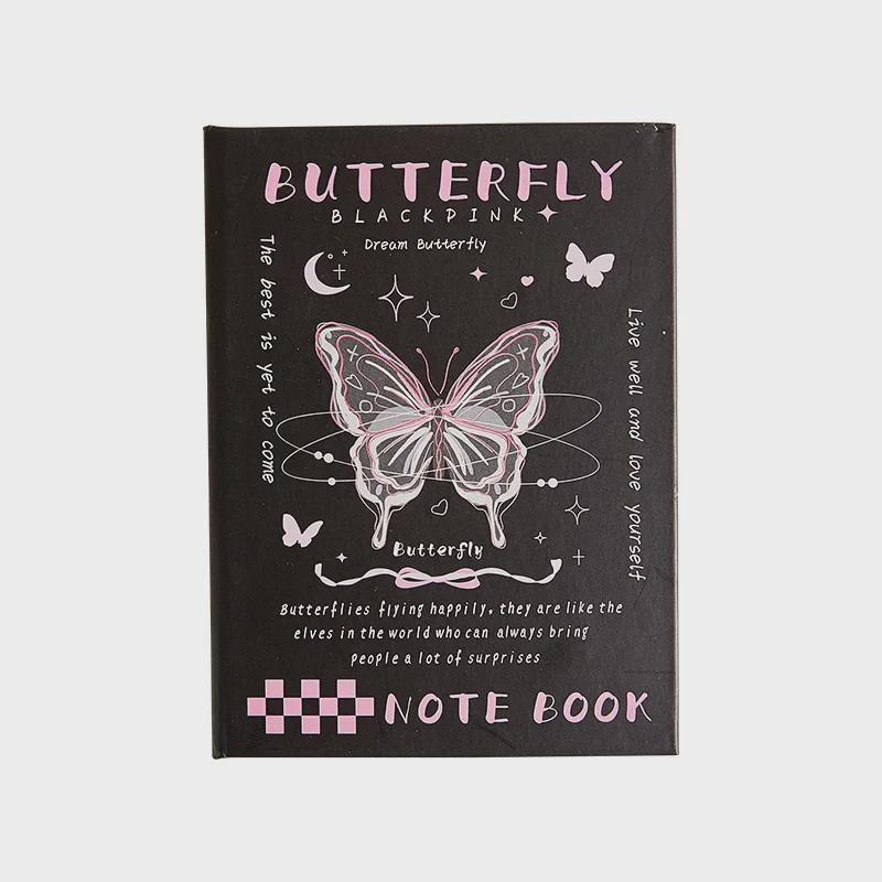 A7 Kapsesní zápisník Dream Butterfly - Mini, Přenosný, Vysoce hodnotný design pro dívky a studenty