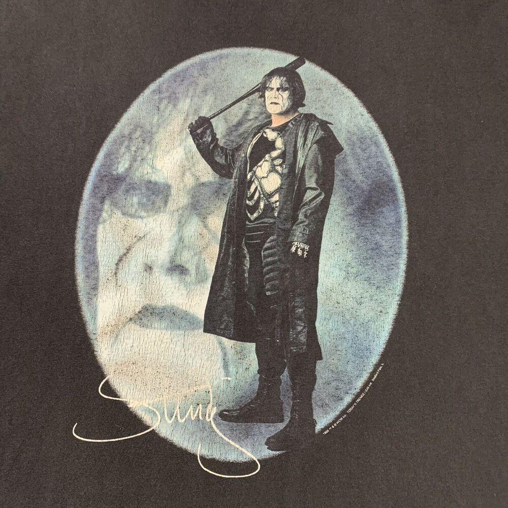 Sting T Shirt Big Face WWF Wrestling Short Sleeve Black All Size Unisex T-Shirt XXXXL