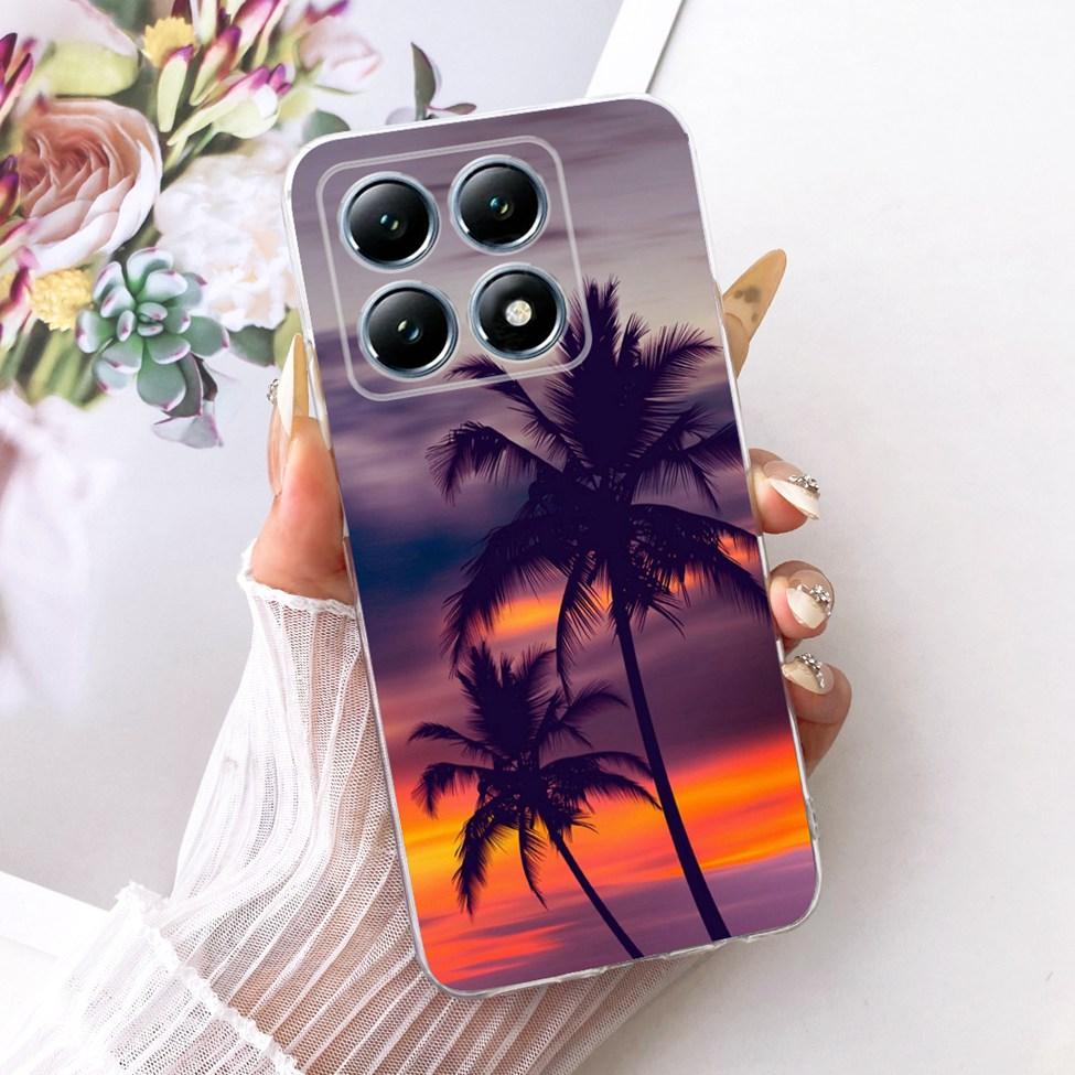 Transparent Casing For Xiaomi 14T Pro Case Cute Cat Luxury Fashion Butterfly Funny Cool Painted Cover 2407FPN8EG