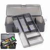 Double Layer Lure Tackle Box Removable Plastic Fishing Tackle Box Fake Bait Hook Fishings Gear Tool Multifunctional Storage Box