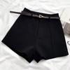 Casual Women's Shorts A-line High Waist Short Chic Office Lady Shorts Vintage Female Trousers Spring Summer