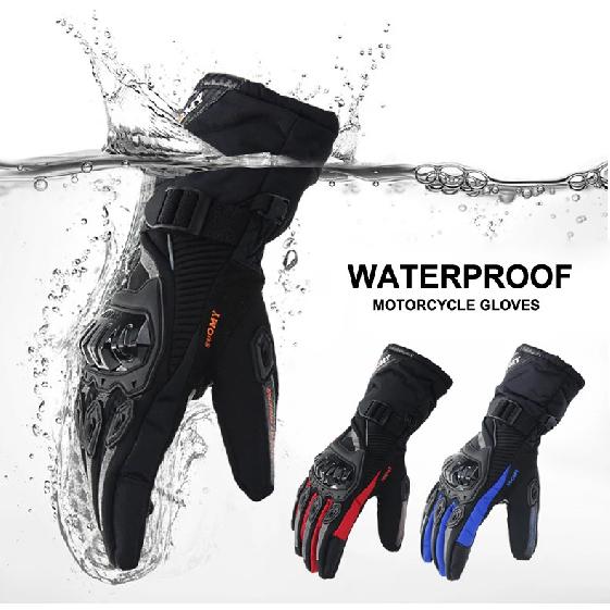 Motorcycle Gloves Men Waterproof Windproof Winter Warm Moto Biker Gloves Motorbike Riding Touch Screen Moto Protection Guantes