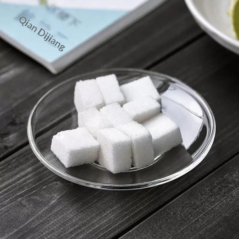 1Pcs Heat Resistant Glass Wax Catcher Tray Transparent Ruffled Edge Candle Drip Protector Reusable Candlestick Ring Holder