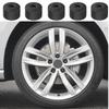 YKPSC1 20Pcs for VW Tiguan Golf MK5 Passat B7 Wheel Tire Hub Cap Nut Bolt Cover Rim Tyre Screws Plugs Studs Car Decorations Accessories