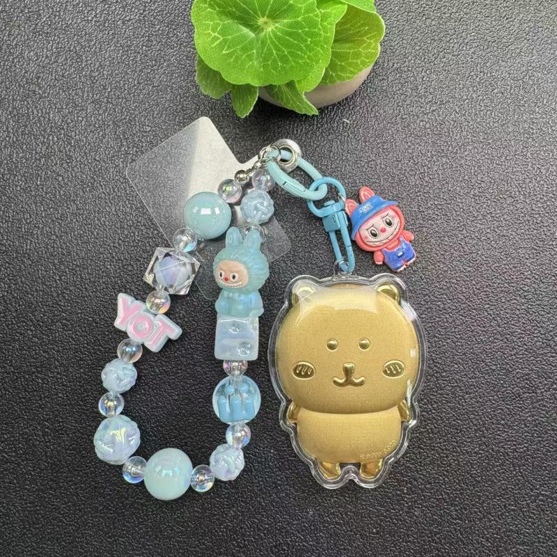 Chiikawa Usagi Go-Kawaii Zlatý 999 Korálkový Klíčenka & Přívěsek na Tašku