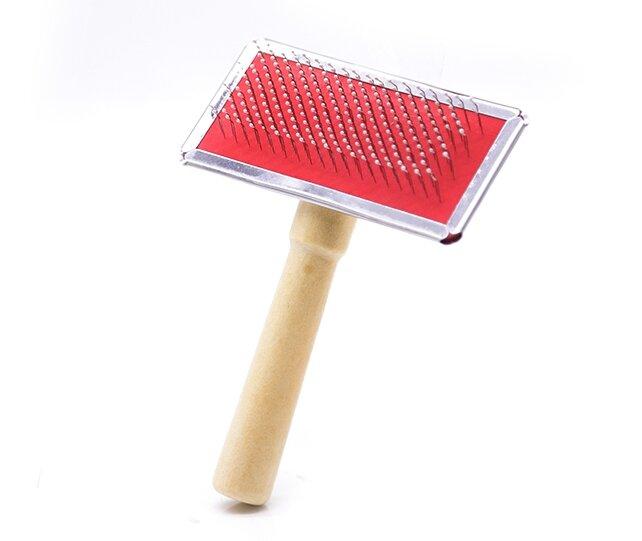 Pet Comb Wood  Massage Cute Hair Remover Cat Dog Brush for Grooming Bamboo Mini Rubber Custom Small Fine Needle