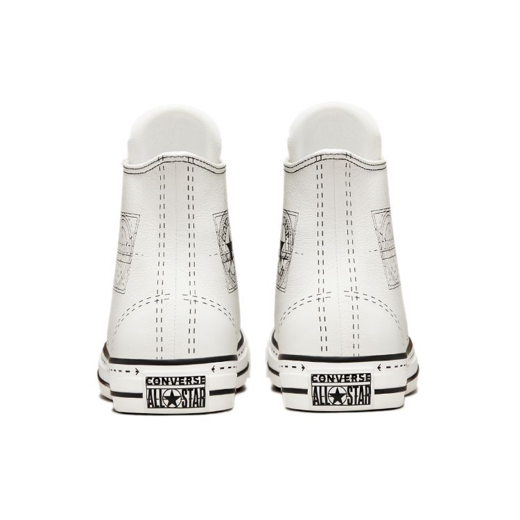 Converse Chuck Taylor All Star Future Utility High Top Plátěné Boty Unisex Tenisky Bílé Černé 173067C