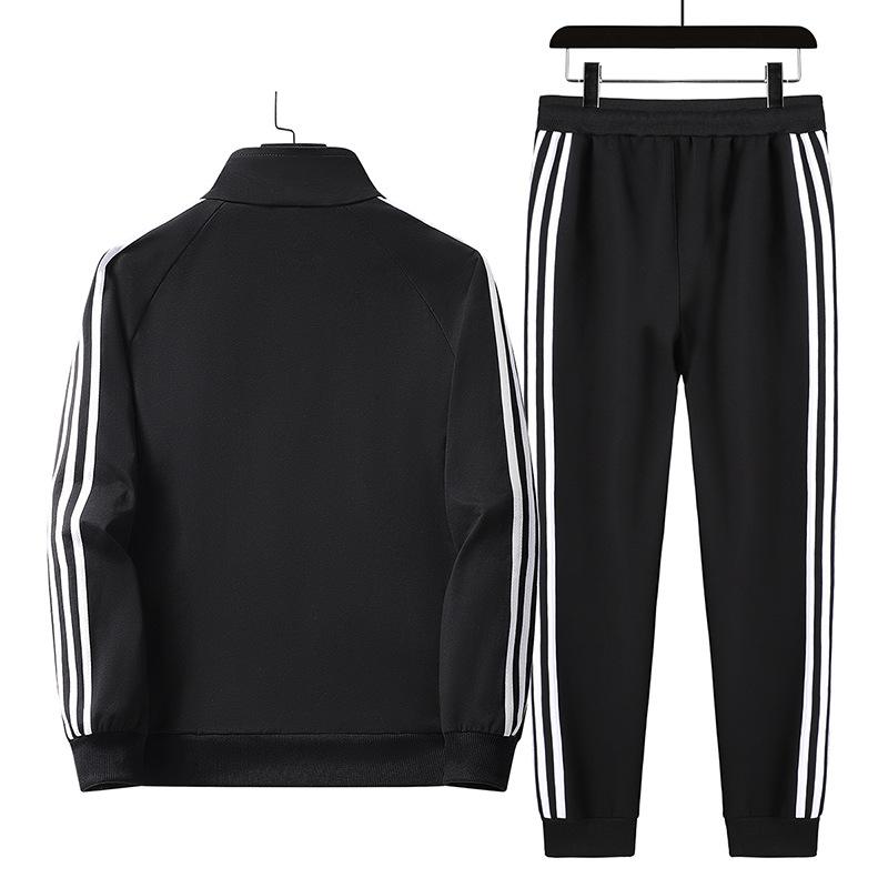 Spring Autumn Mens Sportswear Hoodies+Sweatpant Tracksuit Jacket+Pants 2 Pcs Sets Man Outdoor Joggers Running Sports Suits