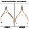 Stainless Steel Nail Cuticle Nipper Clipper Dead Skin Scissor Nail Manicure Tool Gold