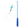 Interactive Cat Teaser Wands 3-section Stick Teaser Durable Catcher Teaser Rod  Cat Accesorios