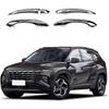 Door Handle Cover Protector for H-yundai Santa Cruz 2022 2023 2024 Accessories, ABS Car Exterior Door Handle Cover Trim 5Pcs (Sliver)