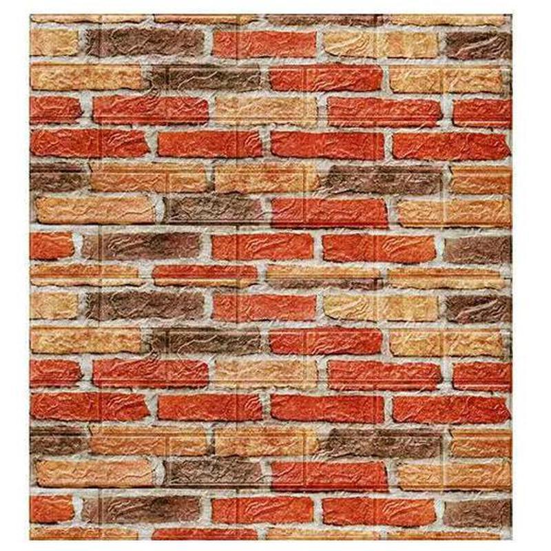 10 buc 70 * 77 * 0,3 cm 3D autocolante de perete de cărămidă tapet auto-adeziv decor spumă impermeabil pentru acoperire de perete tapet living fundal bricolaj
