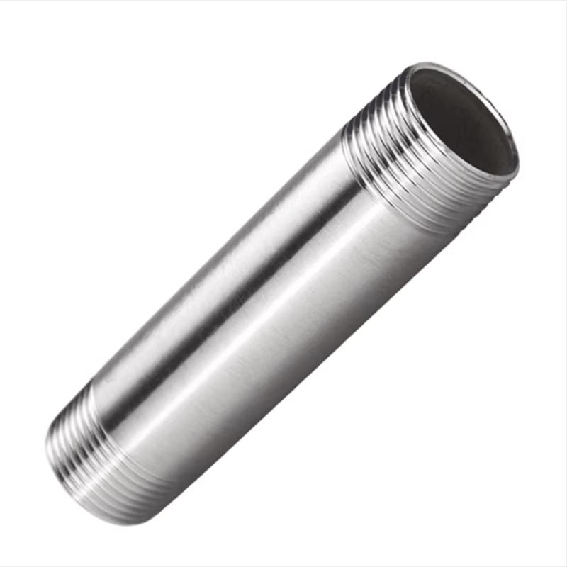 Ruoteng 304 Stainless Steel Double Male Thread Extension Pipe