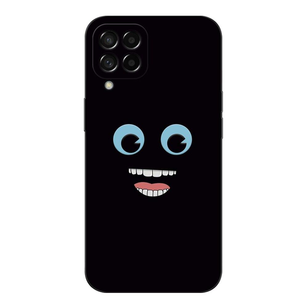 For Samsung Galaxy M53 5G Case Phone Back Cover M 53 m536 Case Soft Silicone Black Tpu Case cute funy