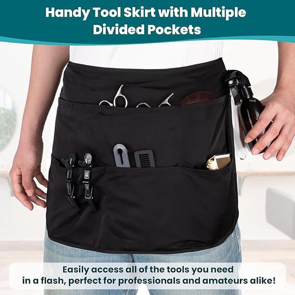 Halbschürze Werkzeugtasche Gürtel Verstellbare Gartenwerkzeug Hüfttasche Gürtel mit Mehreren Taschen Make-up Artist Hüftschürze