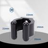 20 Stück Angelrutenhalter-Clips Billard Pool Queue Clips Kunststoff Angelruten-Clips Snooker Queue Fixierclips Langlebig