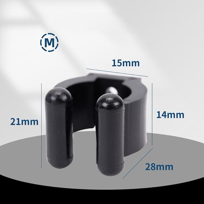 20 Stück Angelrutenhalter-Clips Billard Pool Queue Clips Kunststoff Angelruten-Clips Snooker Queue Fixierclips Langlebig